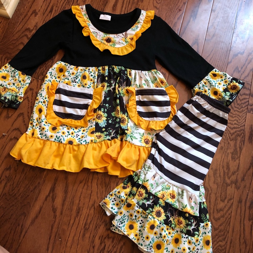 Girls sunflower set